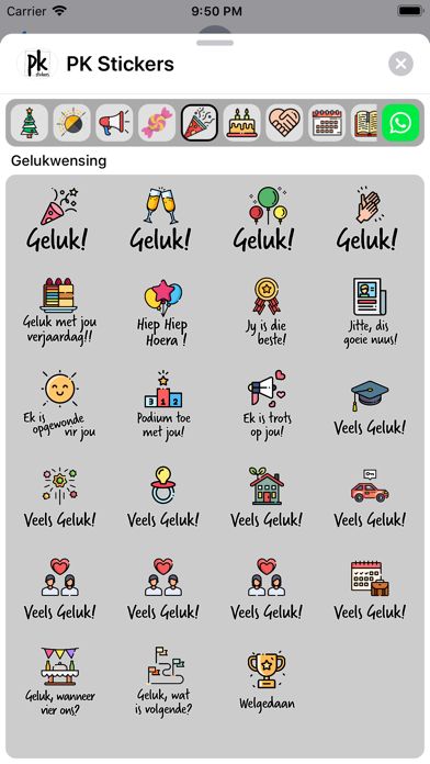 PK Stickers Screenshot