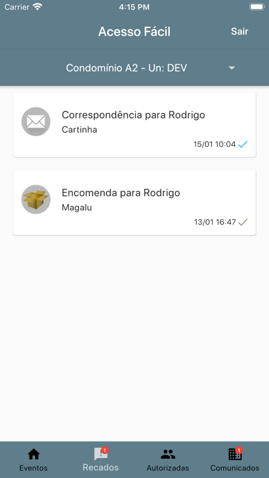 Acesso Fácil App screenshot 2