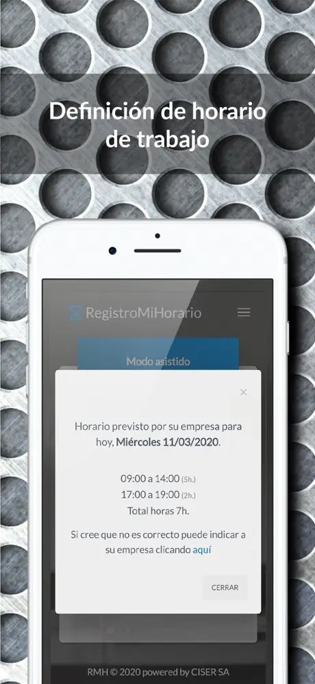 Registro Mi Horario