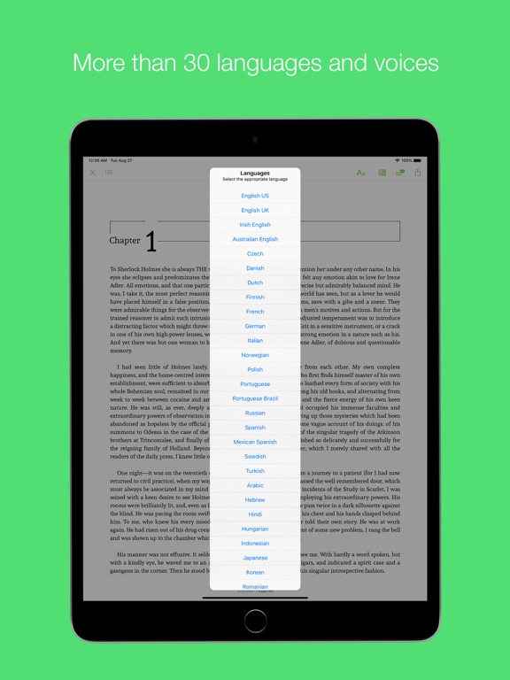 Screenshot #5 pour EPUB Aloud: Book Voice Reader