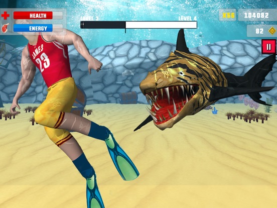 Hungry Shark Attack - Fish Games Shark World Shark Evolution Shark