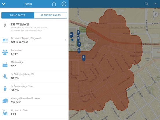 Screenshot #6 pour ArcGIS Business Analyst