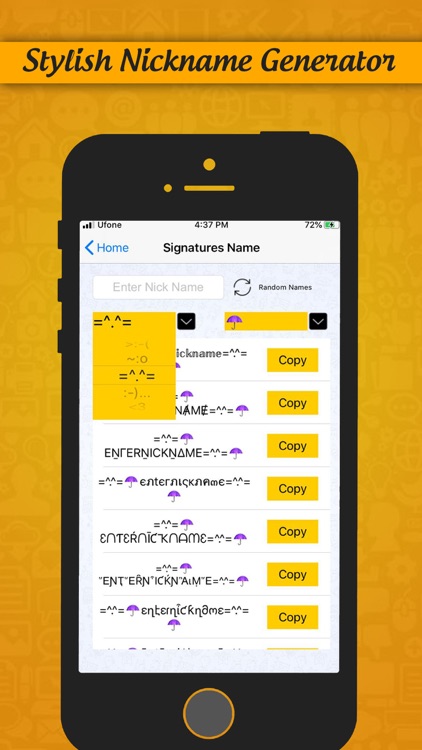 Fancy Nick Name Generator