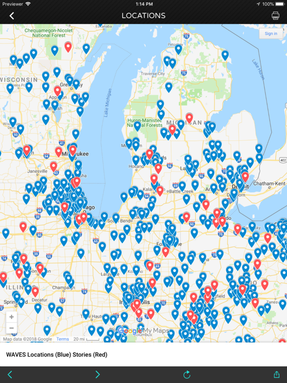 WAVES IN ACTION iPad screenshot 3 - Lifestyle app