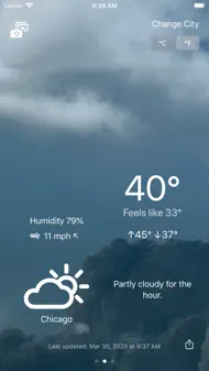InstantWeather App iphone bilder 2