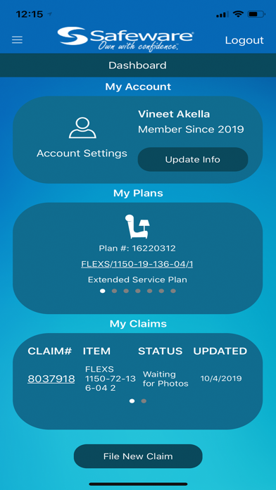 Screenshot #1 pour Safeware