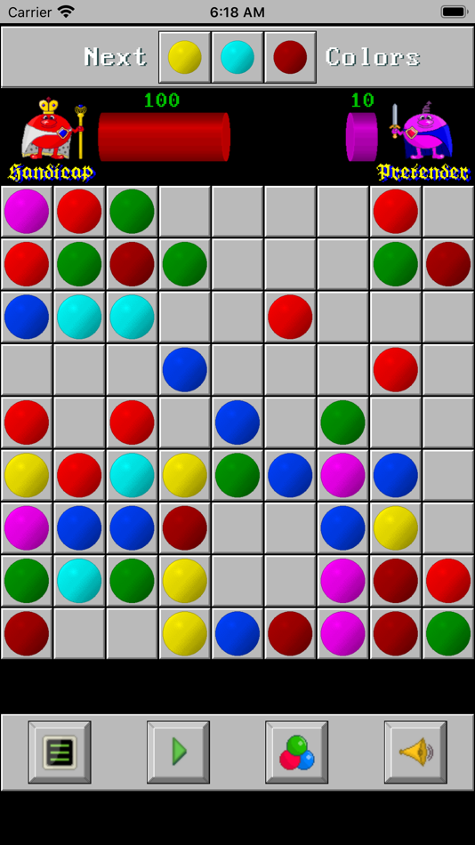 #1. Color Lines GO (iOS) 由: Mikhail Elterman