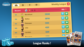 Exoty Tarot 3, 4 or 5 players screenshot