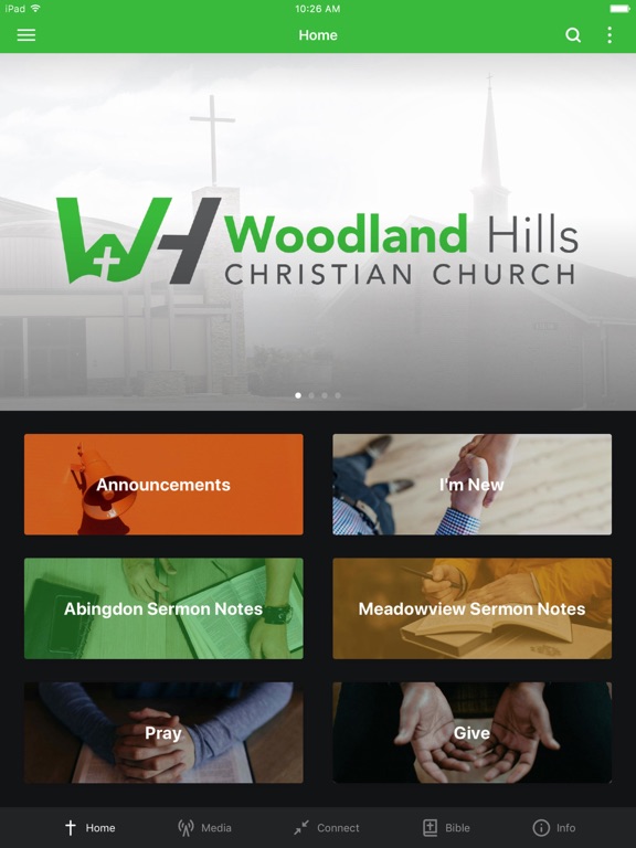 WHCC Connect iPad screenshot 1 - Lifestyle app
