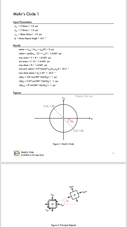 Mohr's Circle screenshot-4