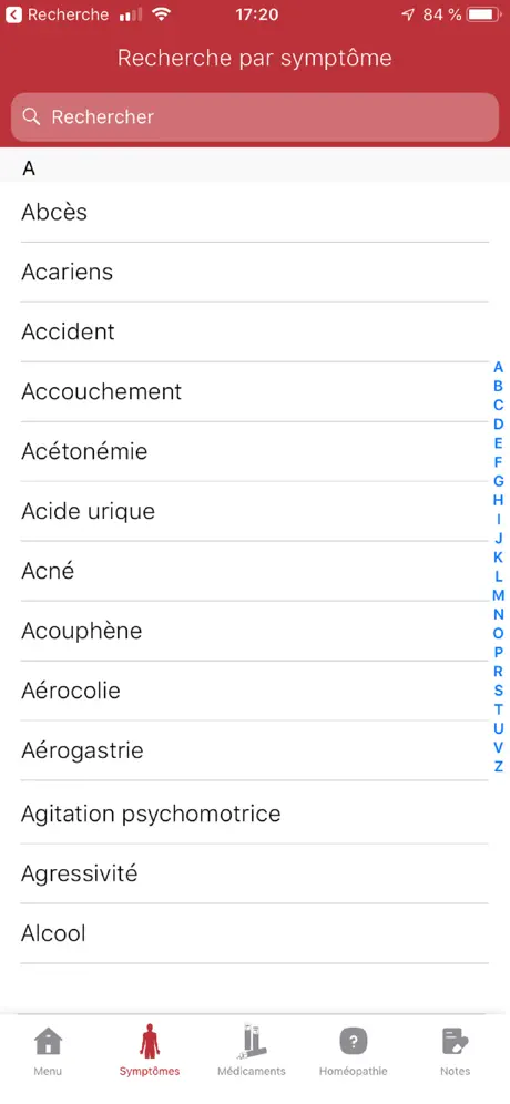 L’Homéopathie de A à Z