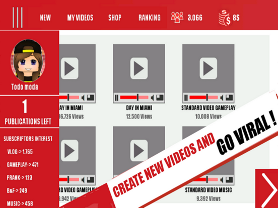 Screenshot #4 pour Tubers Tycoon