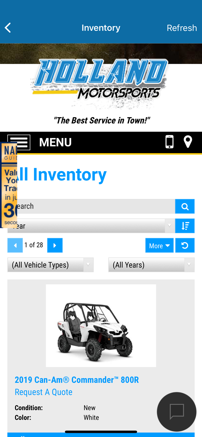 Holland Motorsports App