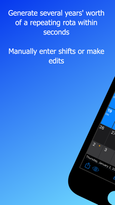 Rota Calendar screenshot 1