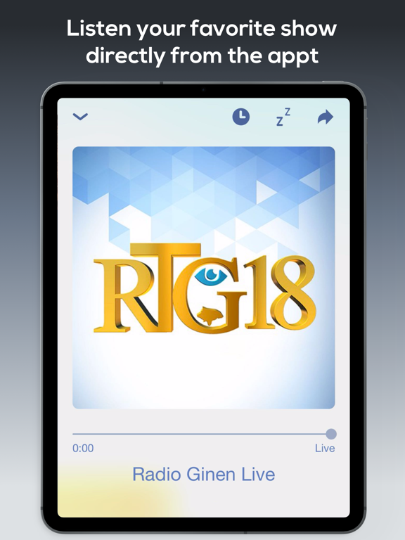Radio Tele Ginen iPad screenshot 4 - Entertainment app