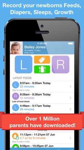 Feed Baby - Breastfeeding Appのおすすめ画像1