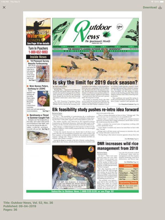 Screenshot #5 pour Outdoor News