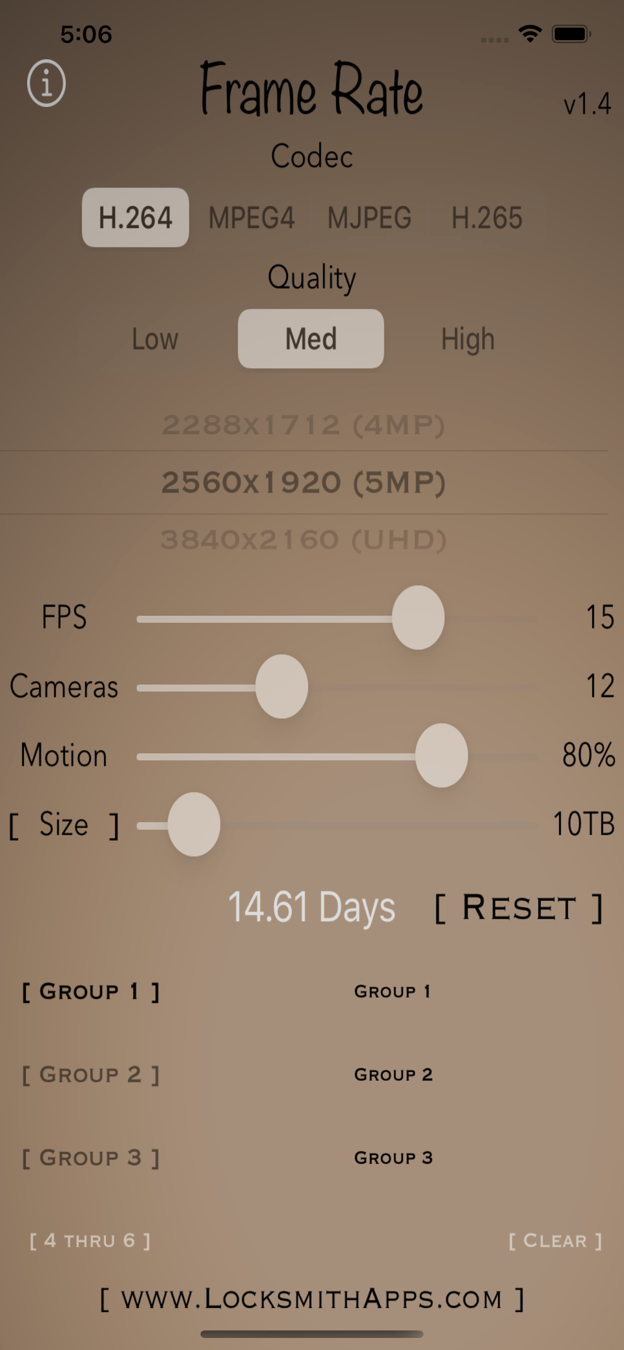 Frame Rate
