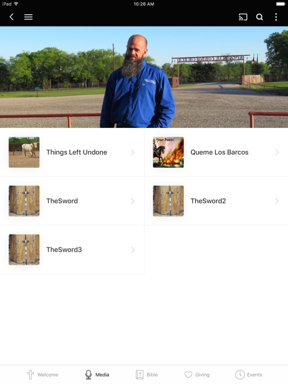 Kings Trail Cowboy Church iPad screenshot 2 - Education app