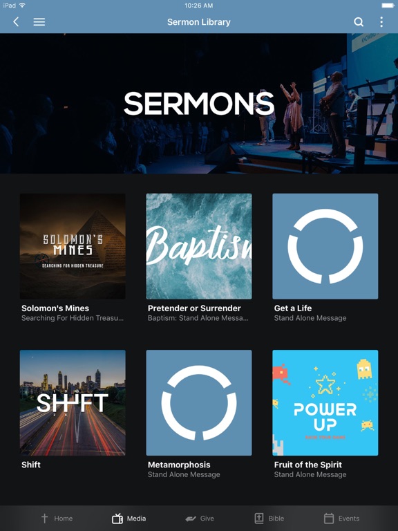 New Season Church App iPad screenshot 2 - Lifestyle app