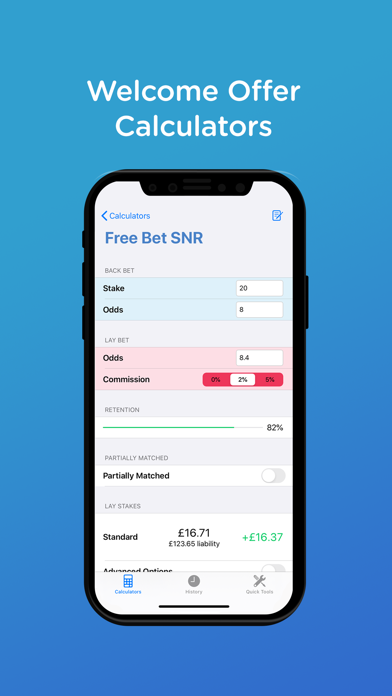 Matched Betting Calculator TP screenshot 2