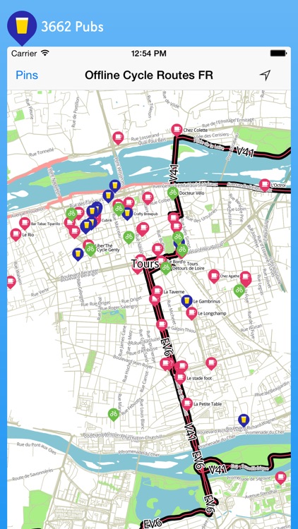 Offline Cycle Routes France screenshot-4