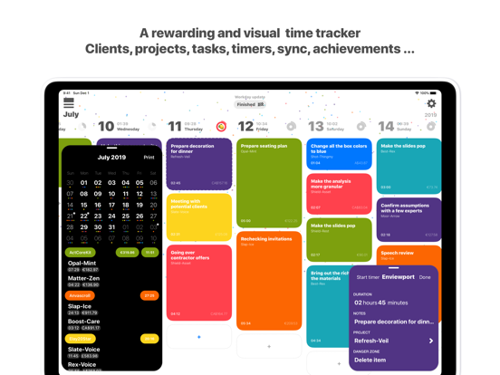 Screenshot #4 pour Busydays Time Tracking