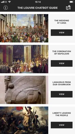 Game screenshot Louvre Chatbot Guide apk