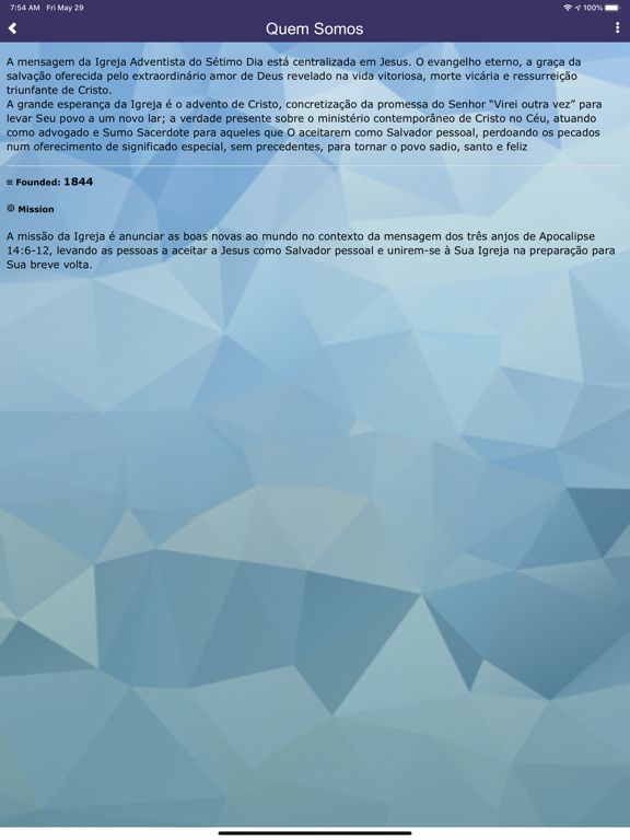 IASD Lancaster iPad screenshot 2 - Business app