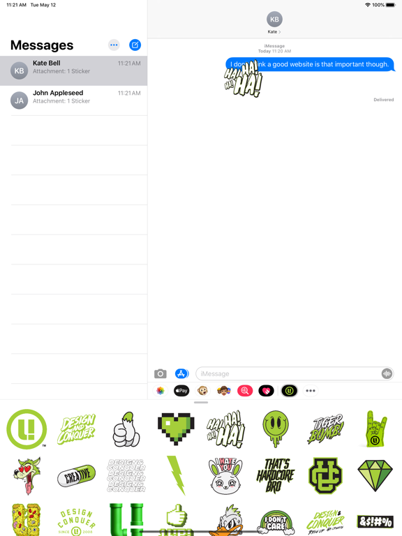 Screenshot #4 pour U! Stickers