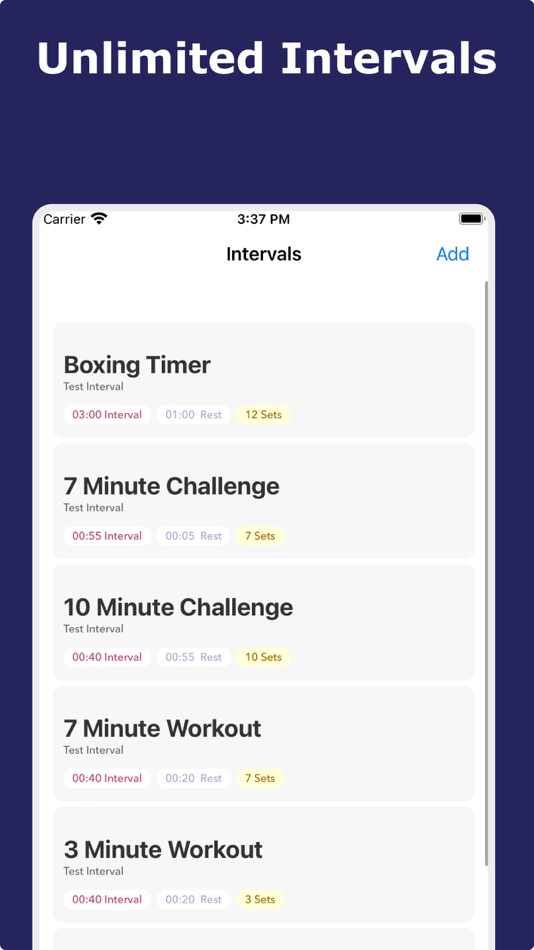 #1. Warmup HIIT Interval Timer (iOS) 来自: Whizbang