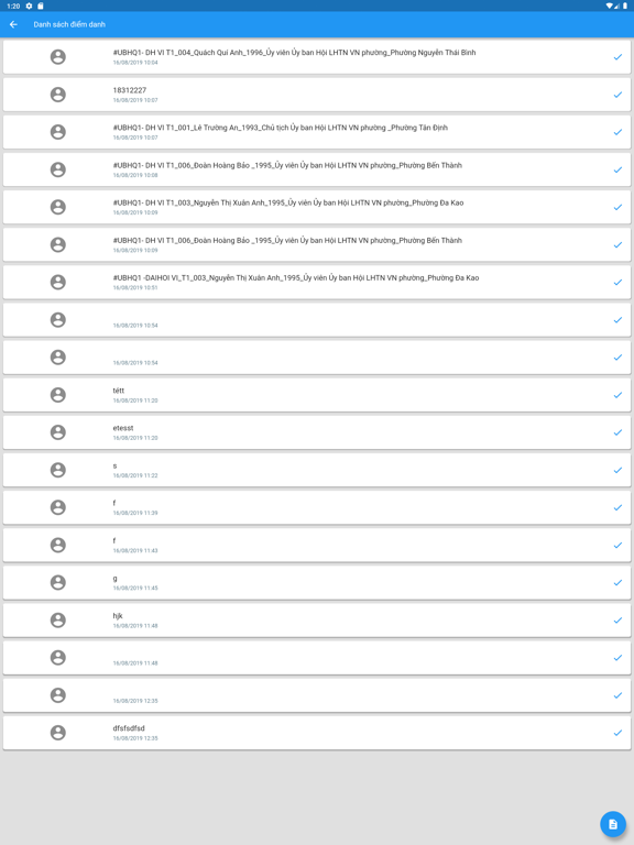 Quản Lý Đoàn Viên iPad screenshot 5