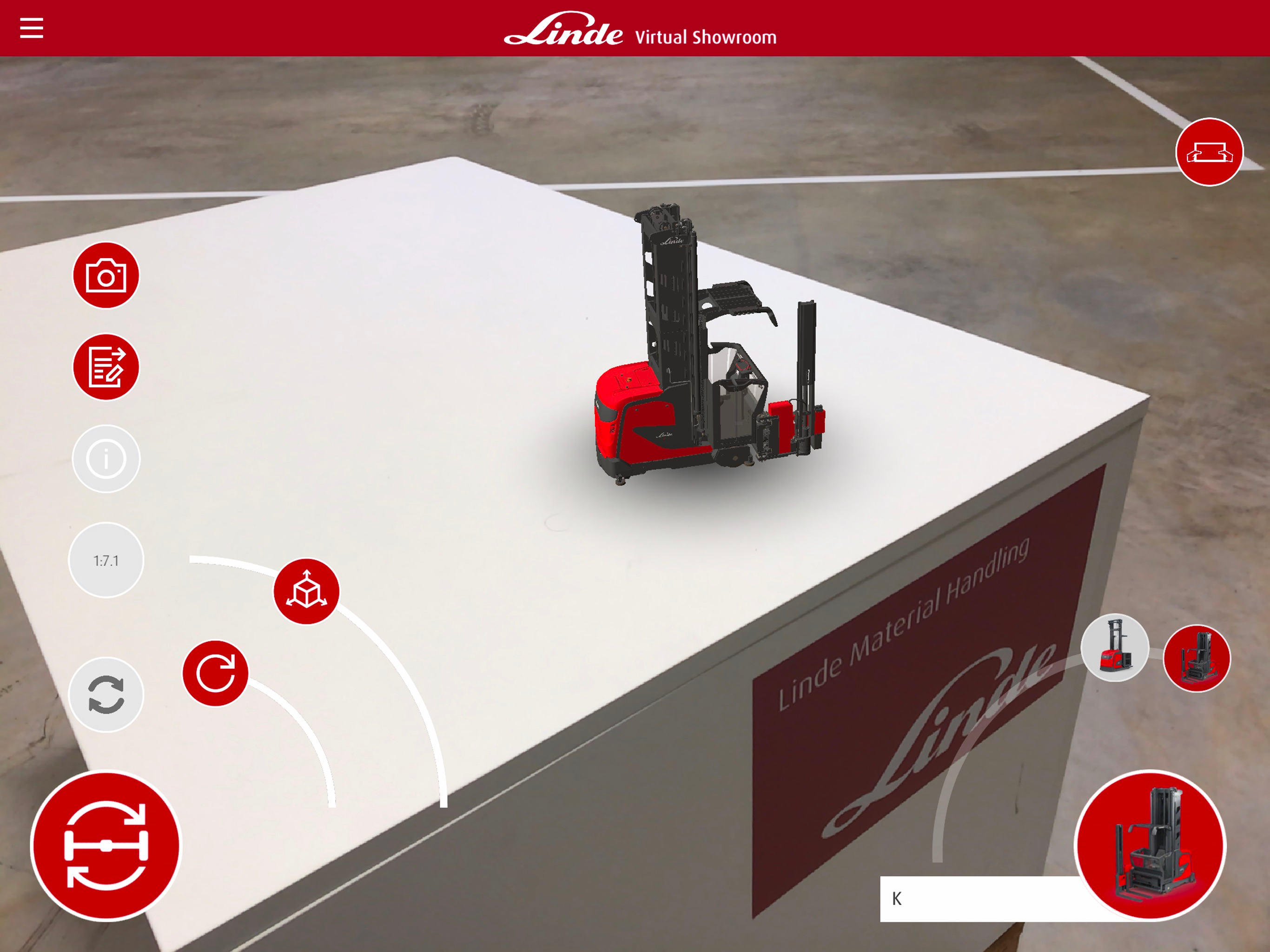 Linde Virtual Showroom screenshot 7