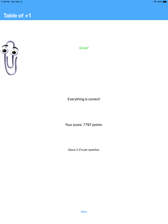 Mes Tables iPad screenshot 5 - Education app