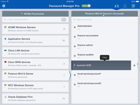 Screenshot #4 pour ME Password Manager Pro