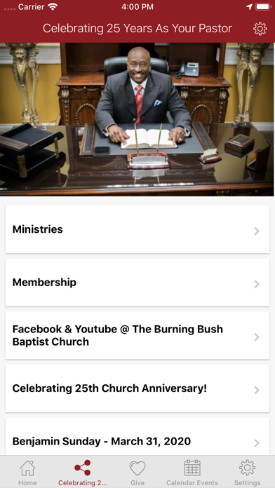 Burning Bush Church-Bushpower Screenshot