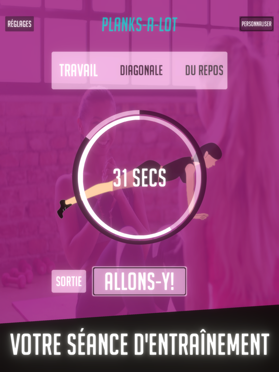 Screenshot #6 pour PLANKS-A-LOT! Fitness fun