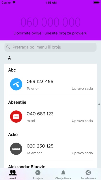 Operator - u kojoj mreži je br