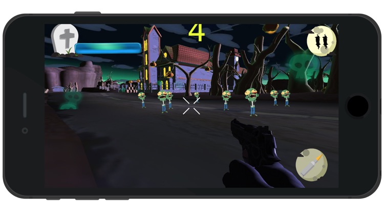 Dark Halloween Zombie Shooting