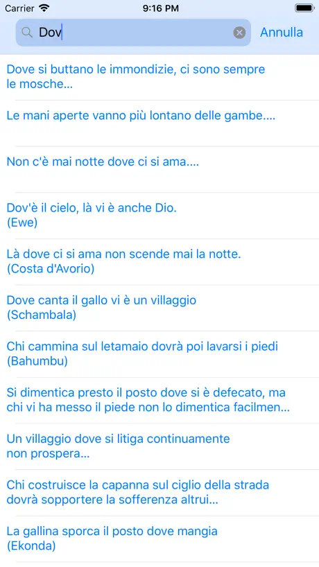 Proverbi dal Mondo