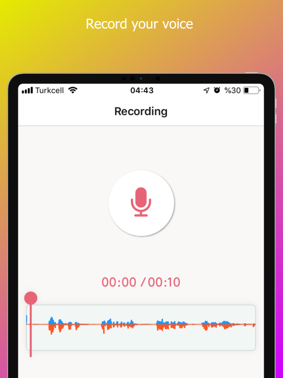 Screenshot #4 pour My Audio Recorder