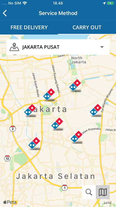 Domino's Pizza Indonesia iPhone screenshot 5