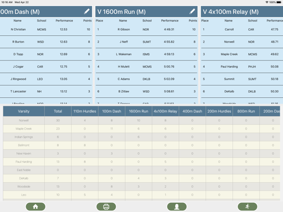 Track and Field Scorebookのおすすめ画像1