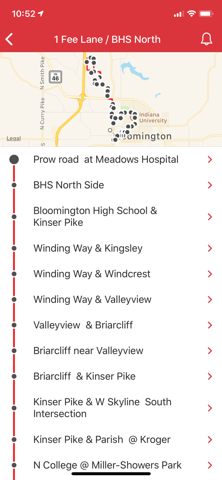 DoubleMap Bus Tracker screenshot 3