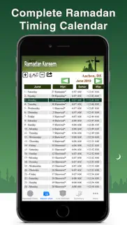 ramadan times iphone screenshot 2