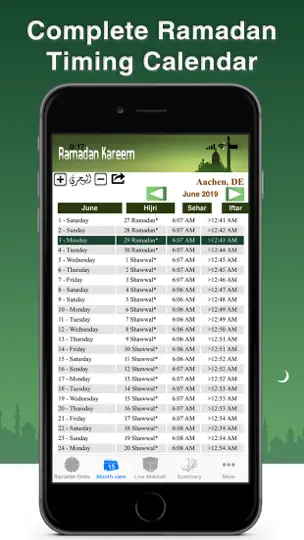 Capture d'écran de Ramadan Times sur iPhone 2