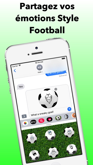 Screenshot #3 pour Émojis de Football - Émotions