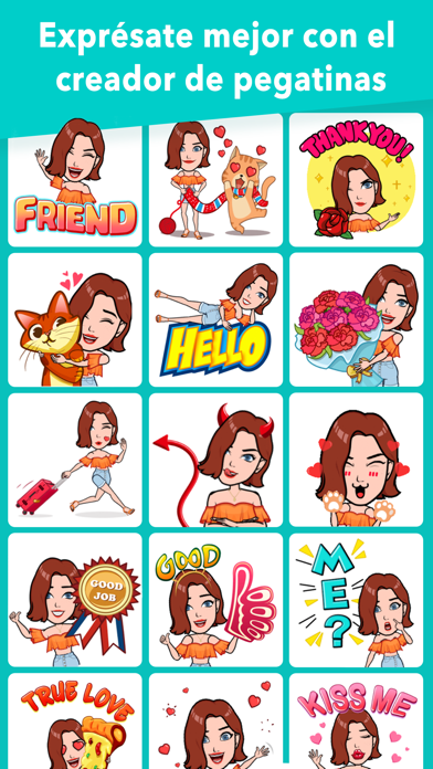 Emojis, pegatinas: Zmoji Me screenshot 4