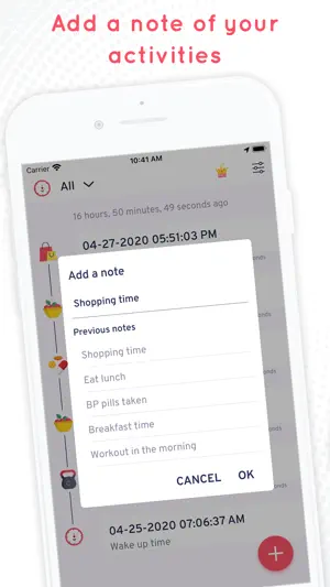 Timestamper: Activity Tracker screenshot 2