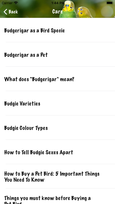 Budgie Book screenshot 3